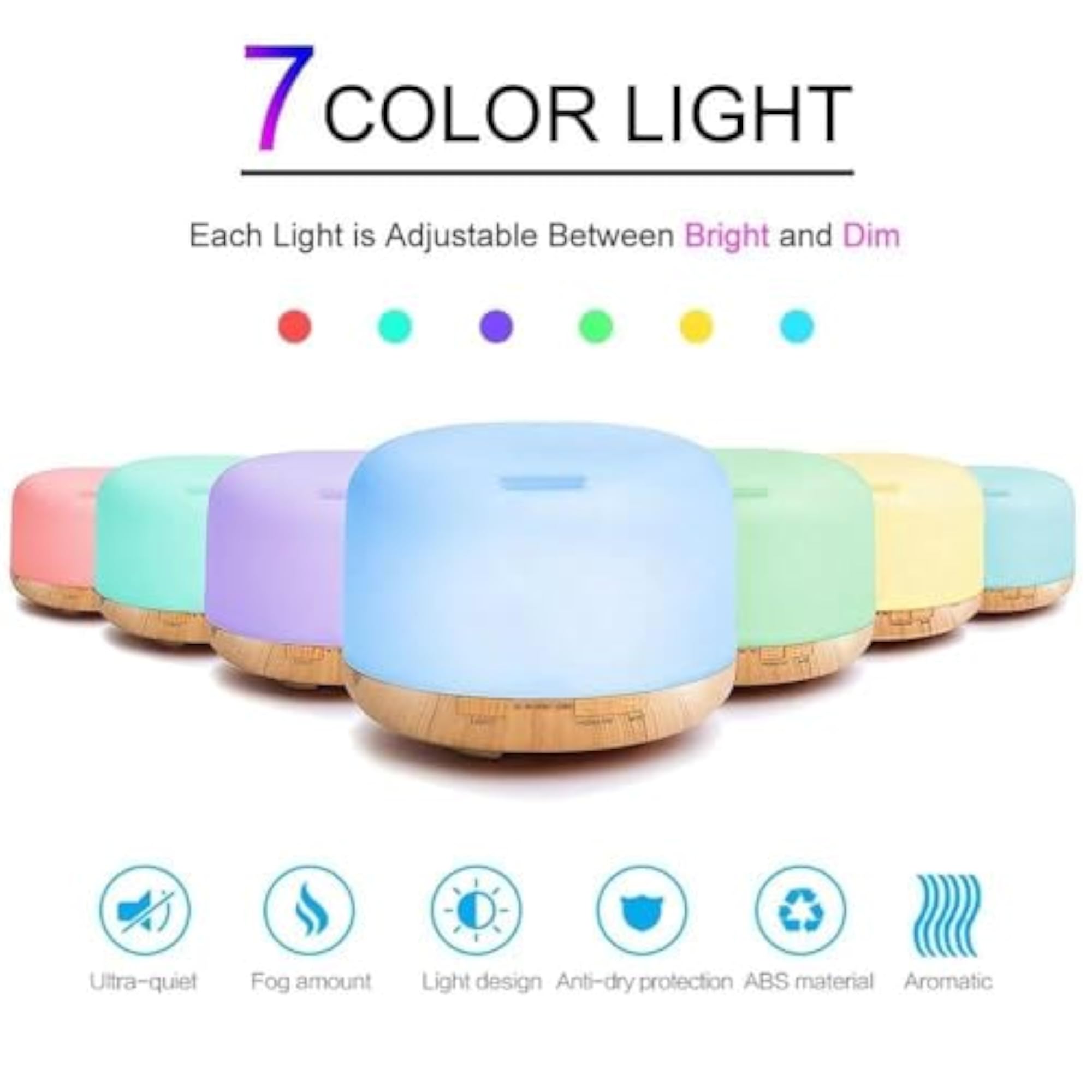 500ml Premium Aroma Diffuser Night Lamp for Bedroom
